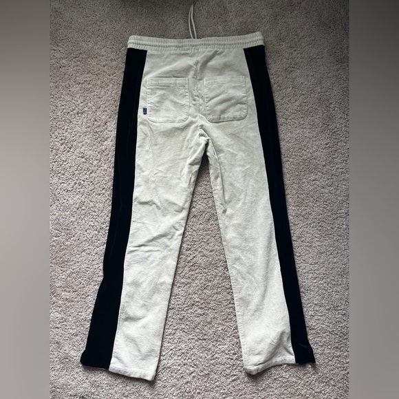 Men's Taka Original White and Black Track Pants - Picture 2 of 6